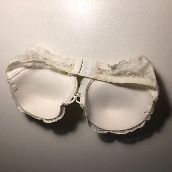 🛒 $8 - #4103-3 Victoria's Secret Underwire Bra White Lace RN54867 Size 34B - Picture 2 of 6